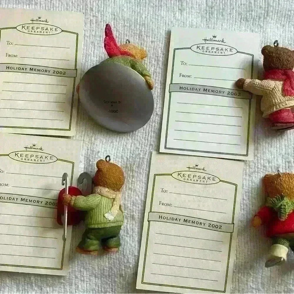 Vintage 2002 Hallmark Keepsake Ornaments Holiday Hill Set of 5 - Picture 8 of 12